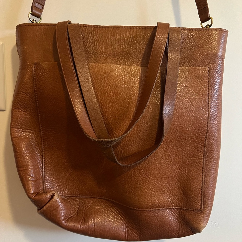 Brown Leather Tote Bag
